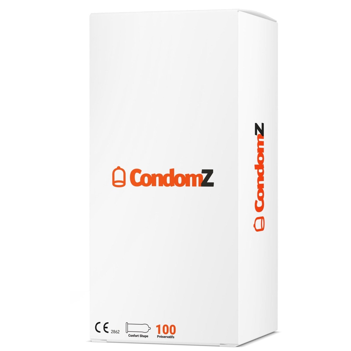 Condomz Classique Procondom Préservatifs classique, parfum à la vanille, 52mm de largeur nominale, 180mm de longueur, vegan