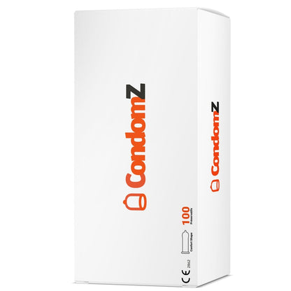Condomz Classique Procondom Préservatifs classique, parfum à la vanille, 52mm de largeur nominale, 180mm de longueur, vegan
