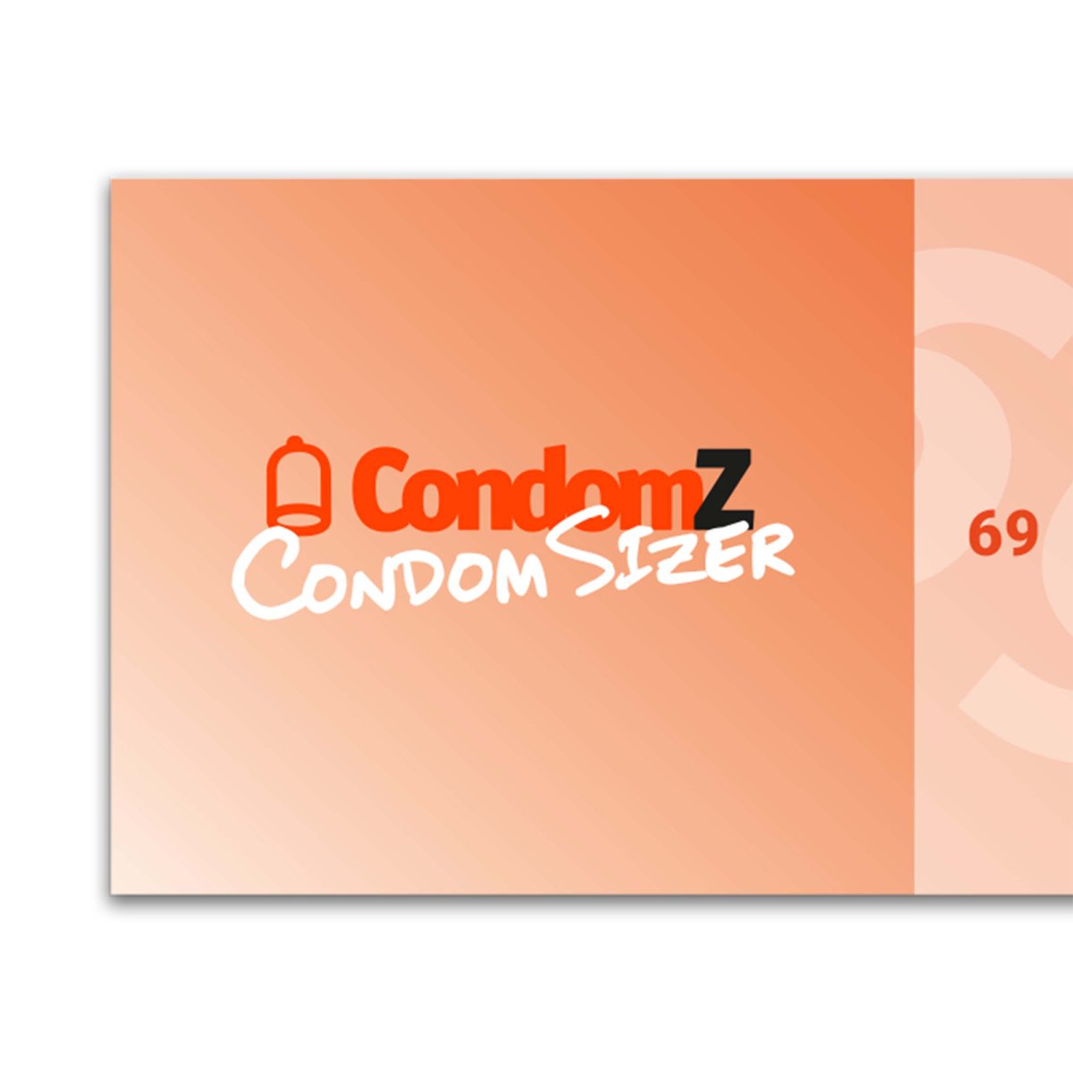 Condomz CondomSizer - Procondom12345680020321234568002032Outil de mesure