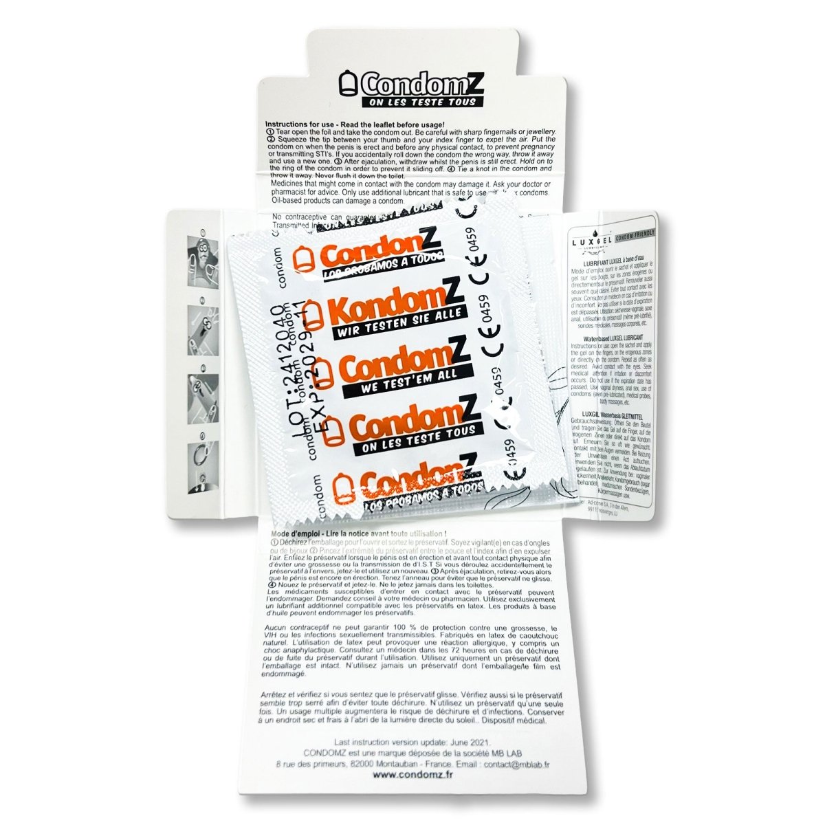 Condomz Pocket - Procondom37006553020433700655302043Préservatifs