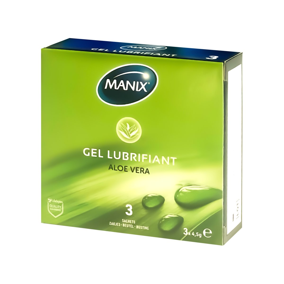 Manix Gel Lubrifiant Aloe Vera - Procondom35322816071063532281607106Lubrifiants à base d'eau, aloe vera