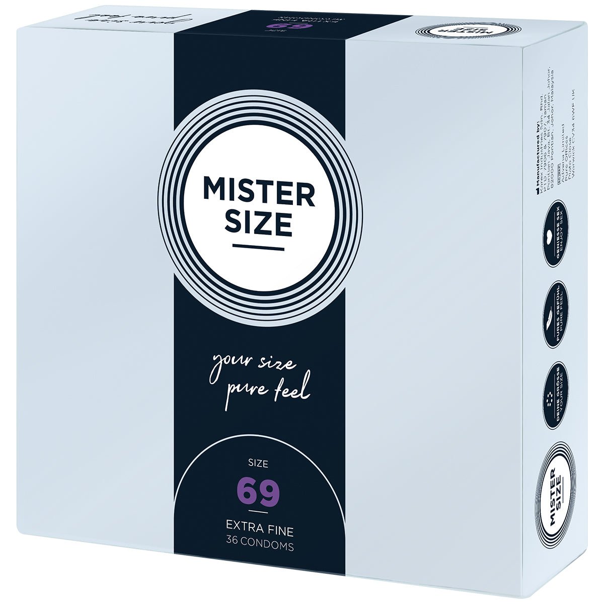 Mister Size 69 mm - Procondom42606054802184260605480218Préservatifs