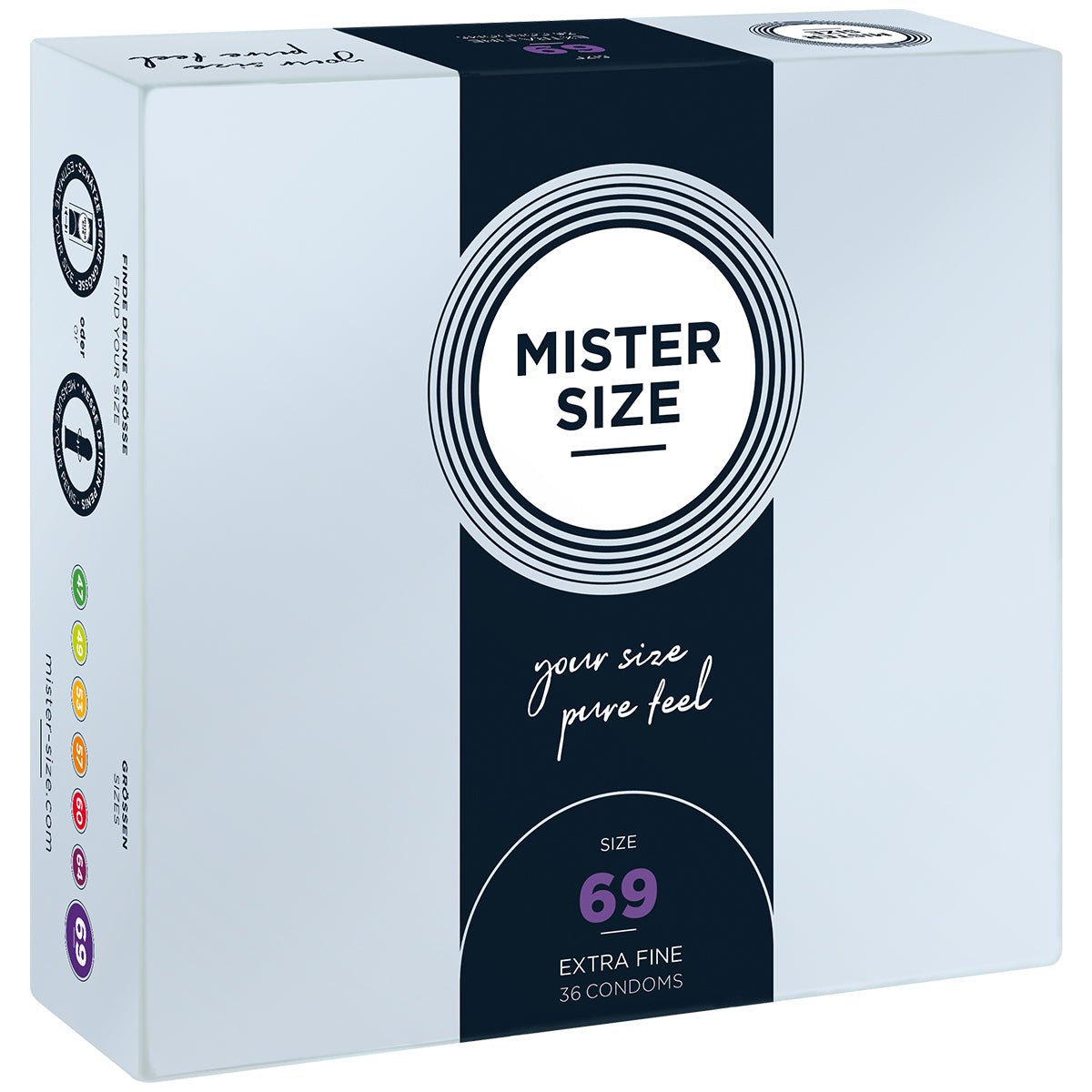 Mister Size 69 mm - Procondom42606054802184260605480218Préservatifs