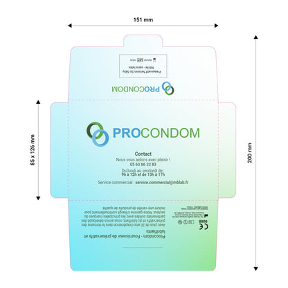 Pochettes de préservatif personnalisées - Procondom12345680022301234568002230Préservatifs