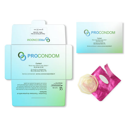 Pochettes de préservatif personnalisées - Procondom12345680022301234568002230Préservatifs