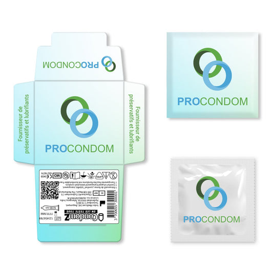 Pochettes de préservatif personnalisées - Procondom12345680022301234568002230Préservatifs