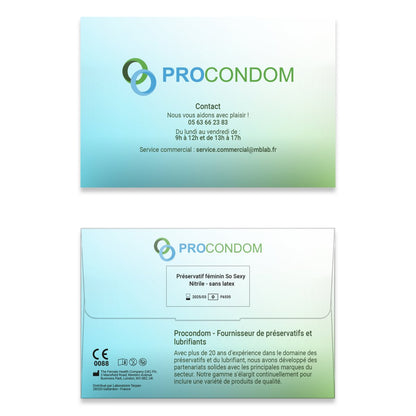 Pochettes de préservatif personnalisées - Procondom12345680022301234568002230Préservatifs