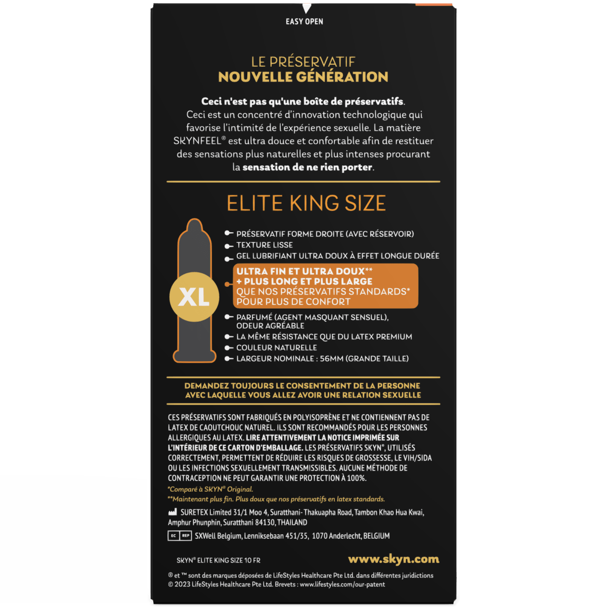 SKYN® Elite King Size - Procondom35322816065053532281606505Préservatifs