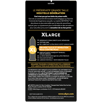 SKYN® KING XLarge Procondom Préservatif grande taille