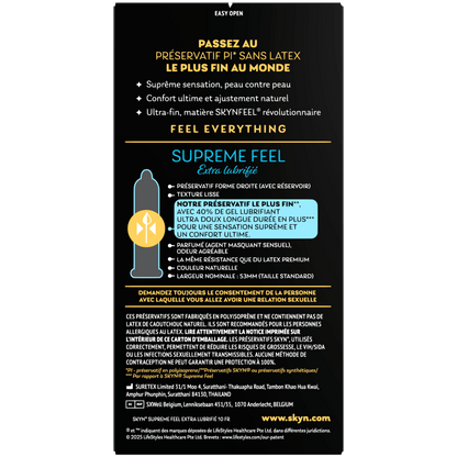 SKYN® Supreme Feel Extra Lubrifié - Procondom35322816307083532281630708Préservatifs sans latex